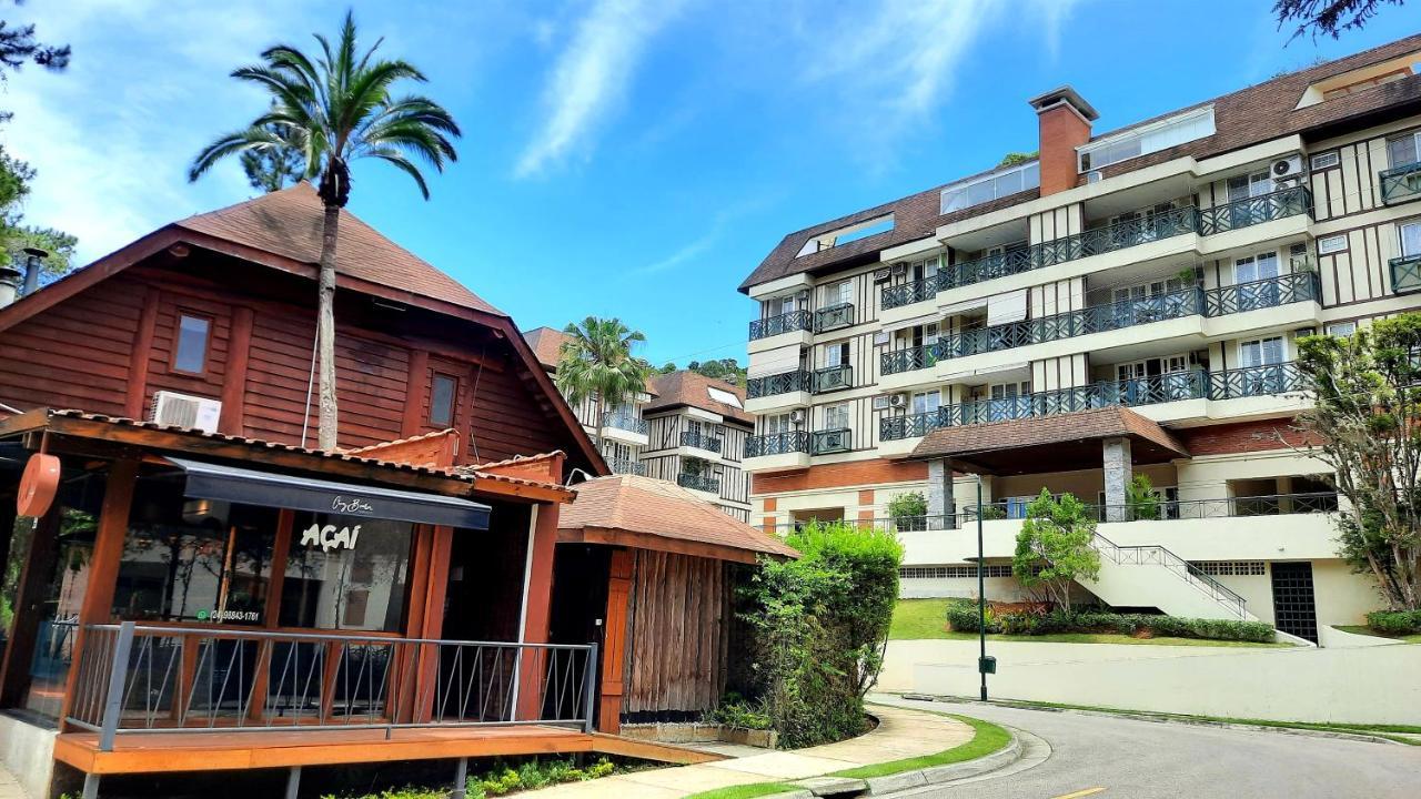 PetrópolisFlat 217 Granja Brasil - Com Piscina Em Itaipavaアパートメント エクステリア 写真